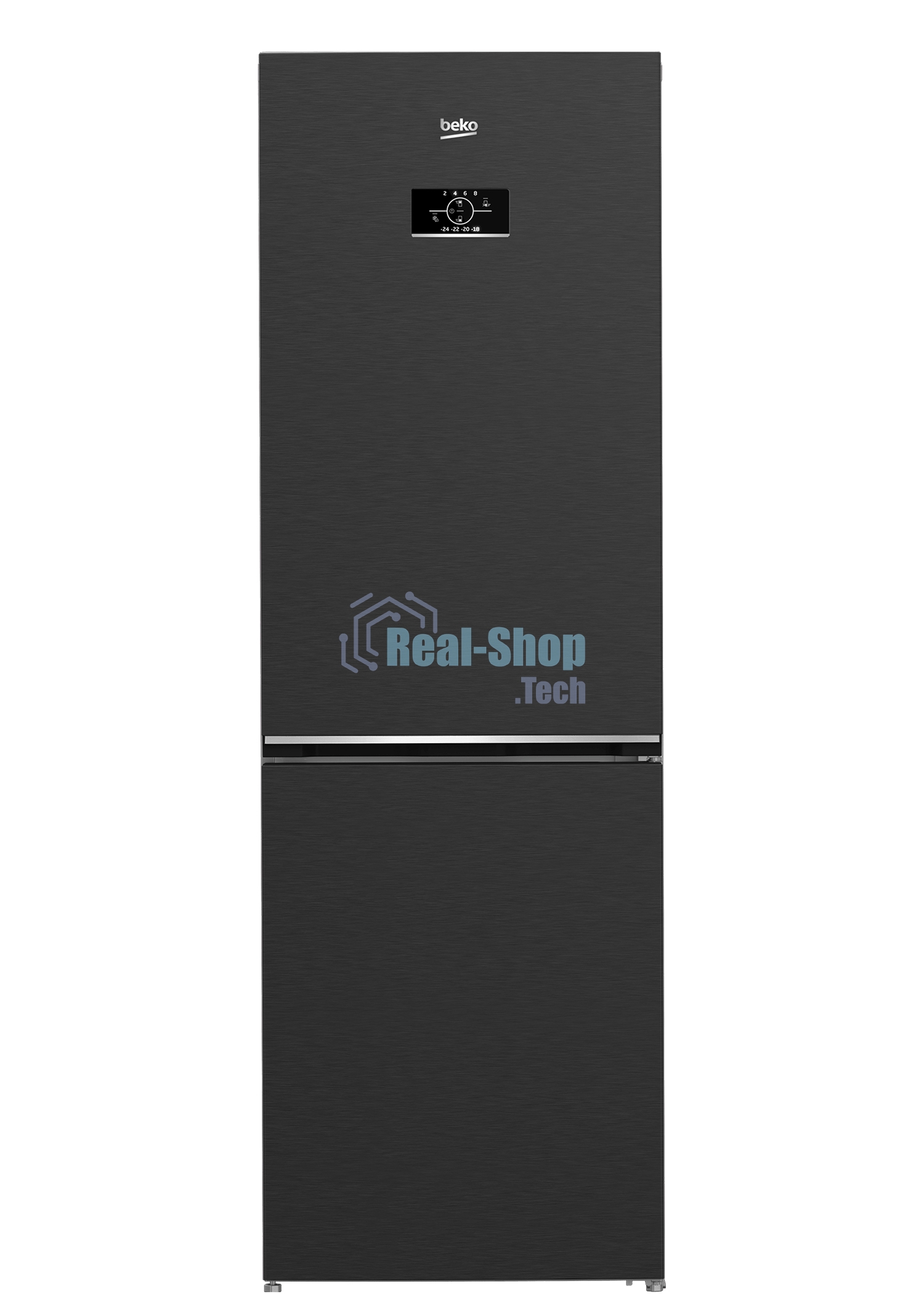 Холодильник Beko B3RCNK365HXBR антрацит двухкамерный 368л морозилка снизу, No Frost