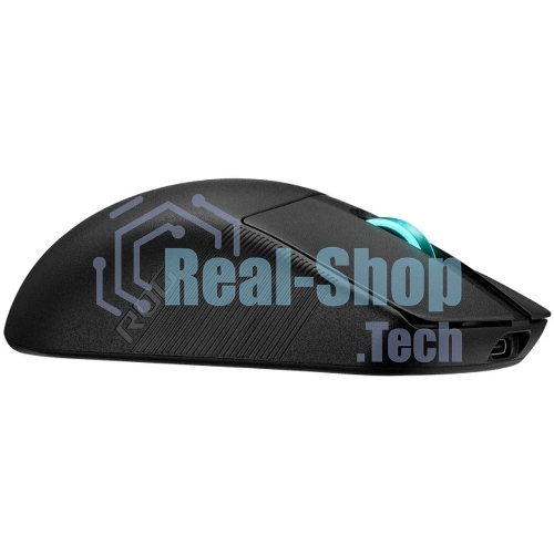 Мышь беспроводная/проводная ASUS ROG Harpe Ace Aim Lab Edition черный, 36000 dpi, радиоканал, Bluetooth, USB, кнопки - 5