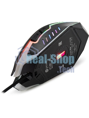 Мышь проводная Oklick 896G черный, 12800 dpi, USB, кнопки - 5