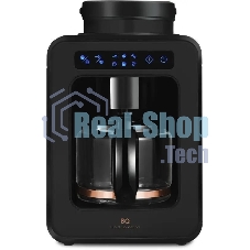 Кофеварка капельная BQ CM7000 Black-Rose Gold со встроенной кофемолкой, исп. кофе - молотый/зерновой, 0.6 л, 600 Вт.