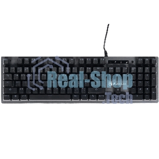 Клавиатура проводная A4Tech B760 механическая черный/серый USB Gamer LED