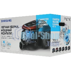 Пылесос Samsung VC18M21A0SB/EV синий/черный, 380/1800 Вт, уборка сухая, пылесборник контейнер 1.5 л