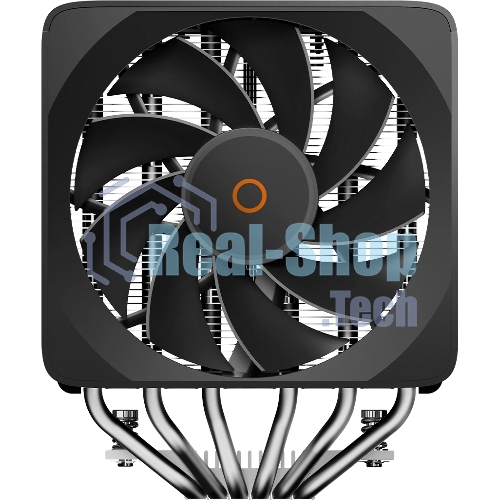 Кулер для процессора Ocypus Delta A62 EX BK Digital, 2x120мм ARGB FAN, Top Display Panel, 6 HEAT PIPES, 4-PIN PWM, 600-1800 RPM, 31DBA, HYDRO BEARING, LGA115X/1200/1700/18XX, AM4/AM5