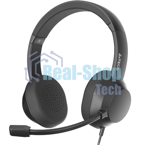 Гарнитура A4Tech Fstyler FH150U чёрный, проводная