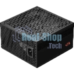 Блок питания PCCooler P5-YN1000-G1F, 1000Вт, 80 PLUS Gold, 135мм, модульный, черный