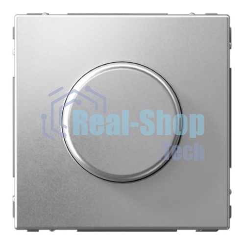 Светорегулятор поворотно-нажимной (диммер) ArtGallery LED RC 400 Вт механизм алюм. SE GAL000323