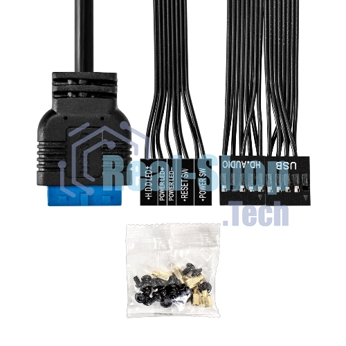 Компьютерный корпус Desktop ExeGate EX294018RUS FL-102 (mini-ITX, без БП, 2*USB+1*USB 3.0, аудио, черный)