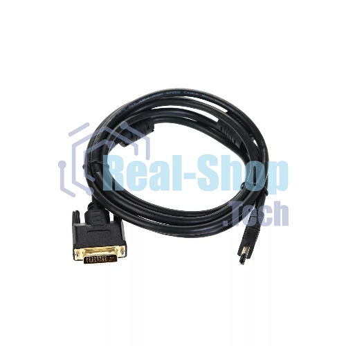 Кабель HDMI to DVI-D (19M -25M) 2м, TV-COM, 2 фильтра LCG135F-2M
