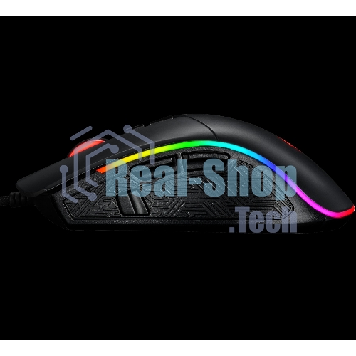 Мышь проводная Jet.A Panteon PS80 черный, 5000 dpi, USB, кнопки - 9