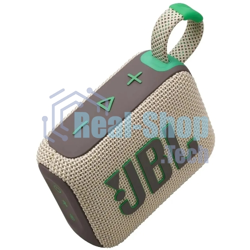 Портативная акустика JBL Go 4 бежевый/зеленый 4.2W 1.0 BT 850mAh