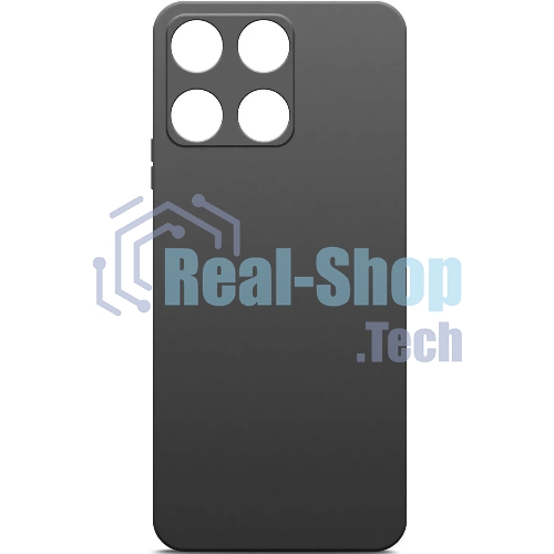Чехол (клип-кейс) BoraSCO для Honor X6a Silicone Case черный (72478)
