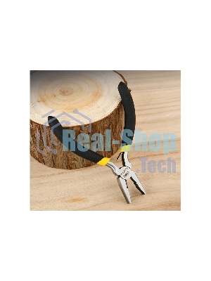 Мини-плоскогубцы Deli DL103045 115 мм, прорезиненная рукоять