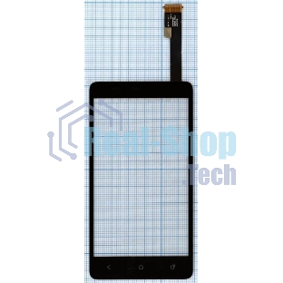 Сенсорное стекло (тачскрин) для HTC One SU T528w, черное
