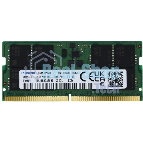 Оперативная память Samsung, DDR5, 32GB (1x32GB), 4800MHz, CL40, SO-DIMM