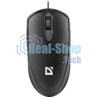 Мышь проводная Defender Trace MB-989 черный, 1000 dpi, USB, кнопки - 3