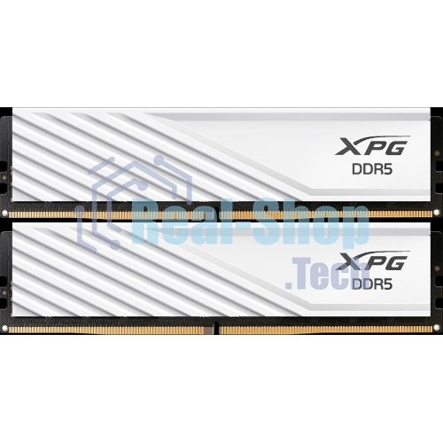 Оперативная память XPG Lancer Blade, DDR5, 32GB (2x16GB), 6000MHz, CL34, DIMM, с радиаторами, белый