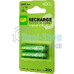Аккумулятор GP Smart Energy 40AAAHCV-2CRSBC2 AAA NiMH 400mAh (2шт)