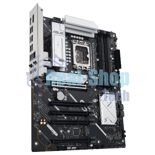 Материнская плата ASUS PRIME B860-PLUS WIFI, LGA 1851, Intel B860, 4xDDR5, 4xSATA, 2xM.2, 1xPCIe 5.0 x16, 4xPCIe 4.0 x16, 2xUSB-C, 4xUSB-A 3.2 Gen 1, 2xUSB-A 3.2 Gen 2, 1xHDMI, 1xDP, 1x2.5Gb LAN, 7.1, ATX