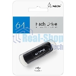Флешка USB Smartbuy Scout black (SB064Gb2SCK), 64Gb, USB 2.0, R/W 15/8, черный