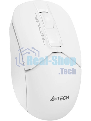 Мышь беспроводная A4Tech Fstyler FG12S белый, 1200 dpi, радиоканал, USB, кнопки - 3