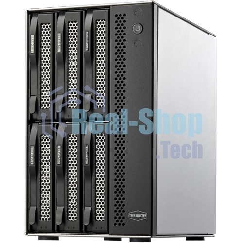 Сетевое хранилище TerraMaster D6-320 DAS tower/JBOD,RAID0,1/up to 2 SATA(3,5' or 2,5')/1xUSB3.2 Type-C gen2/1xPS/1YW