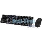 Комплект клавиатура+мышь Oklick S315W беспроводной, USB, 1600 DPI, чёрный
