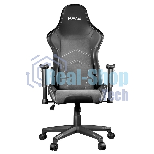Кресло KFA2 Gaming Chair 04 L черный, экокожа, подголовник
