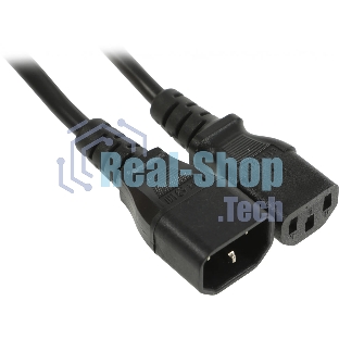 Шнур сетевой Rexant IEC 320 C13 – IEC 320 C14 3x1,0мм², 1,8 м