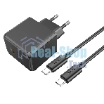 Сетевое зарядное устройство HOCO (6942007603843) CS13Aaa 1Type-C PD 20W, черный
