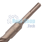 Бур по бетону Denzel двойная спираль, Cobalt W-tip, 20x310 мм, SDS PLUS