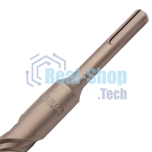 Бур по бетону Denzel двойная спираль, Cobalt W-tip, 20x310 мм, SDS PLUS