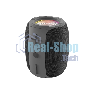 Колонка беспроводная QUMO BatteryBeats BT5.0 5Вт IP64 FM SD USB AUX подсветка 1500мАч черный