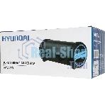 Колонка портативная Hyundai H-PAC220 черный/голубой 10W 1.0 BT/3.5Jack/USB