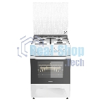 Плита газовая Darina 1D GM141 007 W белый, конфорок 4 шт, духовка 50 л, 60 см x 85 см x 60 см
