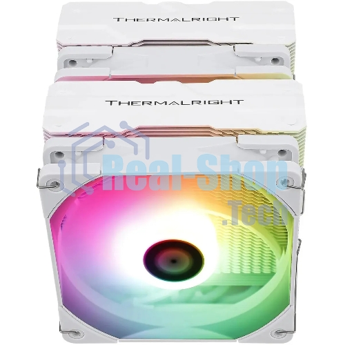 Устройство охлаждения(кулер) Thermalright Peerless Assassin 120 White ARGb Soc-AM5/AM4/1151/1200/2066/2011/1700 белый 4-pin 25.6dB Al+Cu 750gr Ret (PA120-WH-ARGb)
