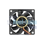 Вентилятор для корпуса ExeGate EX06015S3P черный, 60 мм, 3500 об/мин, 24 дБ, 3 pin