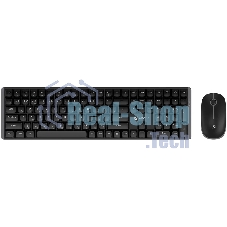 Комплект клавиатура+мышь Oklick S315W беспроводной, USB, 1600 DPI, чёрный