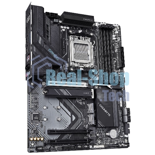 Материнская плата Gigabyte X870 GAMING WIFI6, AM5, AMD X870, 4xDDR5, 4xSATA, 3xM.2, 1xPCIe 5.0 x16, 2xPCIe 3.0 x1, 1xHDMI, 2xUSB-C (DisplayPort Alt Mode), 1x2.5Gb LAN, Wi-Fi 6, Bluetooth 5.3, 2xUSB-C 40Gbps, 1xUSB-A 10Gbps, 3xUSB-A 5Gbps, 4xUSB-A 2.0, 3x3.5 мм, 7.1, ATX
