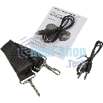 Колонка портативная Hyundai H-PAC220 черный/голубой 10W 1.0 BT/3.5Jack/USB