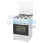 Плита газовая Darina 1D GM141 007 W белый, конфорок 4 шт, духовка 50 л, 60 см x 85 см x 60 см