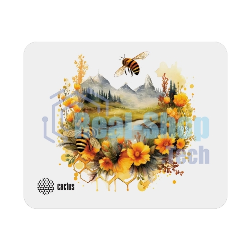 Коврик для мыши Cactus Honeybee 220x180x2мм (CS-MP-P09XS)