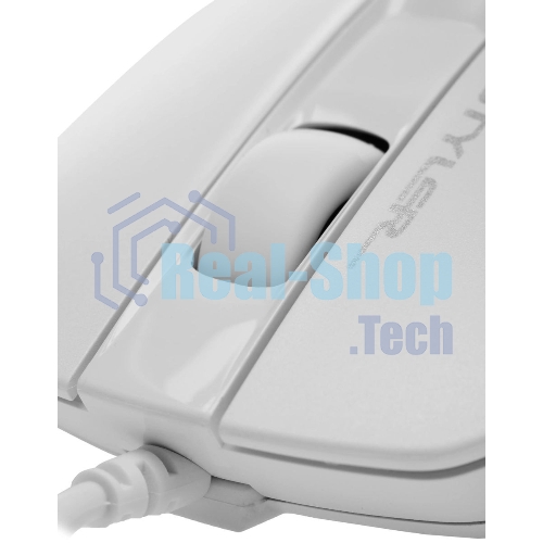 Мышь проводная A4Tech Fstyler FM12S белый, 1200 dpi, USB, кнопки - 3