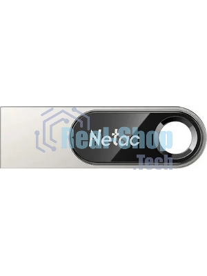 Флешка USB Netac U278 (NT03U278N-128G-32PN), 128Gb, USB 3.0, R/W 110/45, серебристый/черный