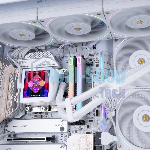 Система жидкостного охлаждения Thermalright Frozen Vision 360 V2 (360мм, LED, White, ARGB/Fans: 3x120мм, 69CFM, 27dBA, 2150RPM/Pump height 60мм, 23dBA, 3000RPM, Rad thickness 27мм/S: 1700, 1200, 1851, 115X, 2011, 2066, AM5, AM4)