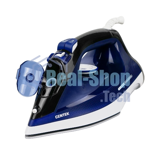 Утюг Centek CT-2308 синий, 2800 Вт, 60 г/мин, 190 г/мин, 300 мл