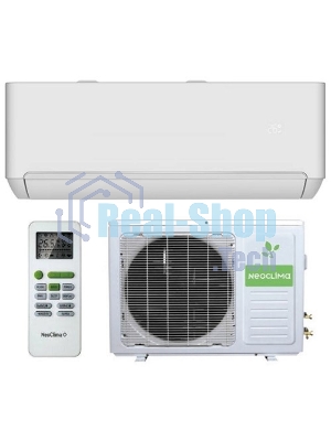 Кондиционер сплит-система настенного типа Neoclima Pro-Health NS/NU-HAP18T 18000 BTU, 50 м², 30/44 дБ, охлаждение, обогрев, осушение, белый