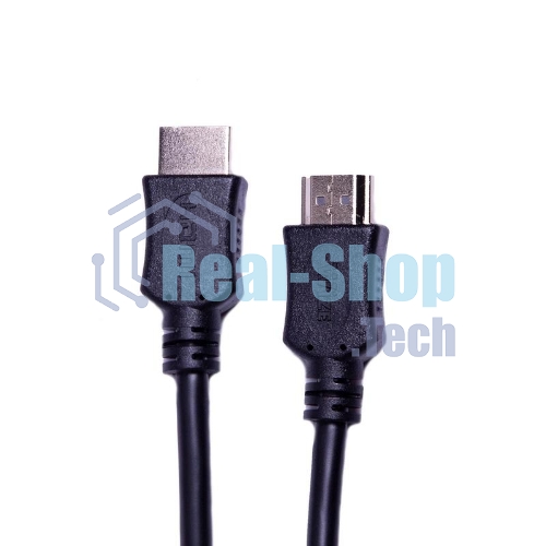 Кабель HDMI C-HM-HM-5M Wize, 5 м, v.2.0, 19M/19M, позол.разъемы, экран, черный, пакет
