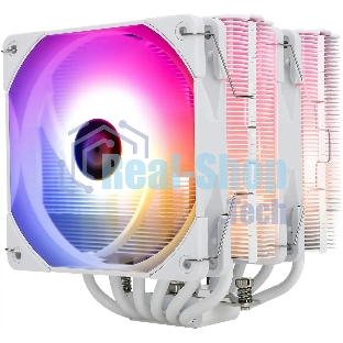 Устройство охлаждения(кулер) Thermalright Peerless Assassin 120 White ARGb Soc-AM5/AM4/1151/1200/2066/2011/1700 белый 4-pin 25.6dB Al+Cu 750gr Ret (PA120-WH-ARGb)