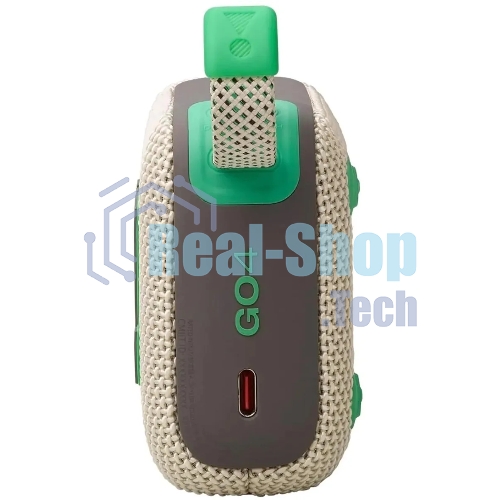 Портативная акустика JBL Go 4 бежевый/зеленый 4.2W 1.0 BT 850mAh