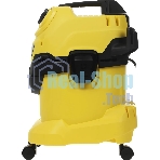 Строительный пылесос Karcher WD 4 P V-20/5/22 желтый, 1000 Вт, уборка сухая/сбор воды/выдув, пылесборник мешок/контейнер, 20 л